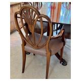 Vintage Art Deco Inspired Dining Room Table and Chairs Set
