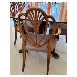 Vintage Art Deco Inspired Dining Room Table and Chairs Set