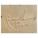 Vintage Roseville Magnolia Console Bowl with Floral Design