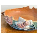 Vintage Roseville Magnolia Console Bowl with Floral Design