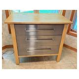 Ikea Varde Kitchen Butcher Block Island with Storage