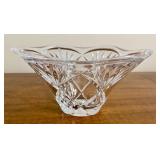 Marquis by Waterford Lead Crystal Fan and Wedge Bowl