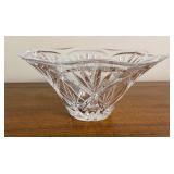 Marquis by Waterford Lead Crystal Fan and Wedge Bowl