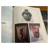 Collection of 3 Glass Art Reference Books including Victor Arwas: Glass Art Nouveau to Art Deco