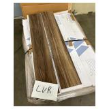 396 SF of Metroflor Premium Genisis LVP Flooring 7.5" x 48" - Smoke - SKU LVR