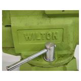 Large Green Milton Benchtop Vise