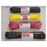 (4) Tie Down Cargo Ropes