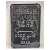 Harley Davidson Stamped Steel Metal Sign