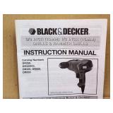 Black & Decker Electric 1/2" VSR Hammer Drill / Driver