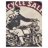 Wooden Motorcycle Sales Sign