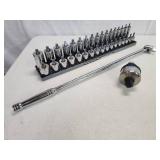 Complete 1/2-inch Metric Socket Set with Breaker Bar