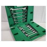 Complete Metric S-K Ratchet Wrench Set