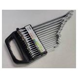 Complete Set of Metric Open Box Wrenches