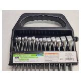 Complete Set of Metric Open Box Wrenches