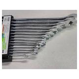 Complete Set of Metric Open Box Wrenches