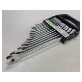 Complete Set of Metric Open Box Wrenches