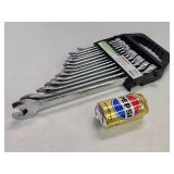 Complete Set of Metric Open Box Wrenches