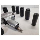 Black & Decker Impact Wench Air Tool with Impact Sockets