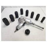 Black & Decker Impact Wench Air Tool with Impact Sockets