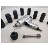 Black & Decker Impact Wench Air Tool with Impact Sockets