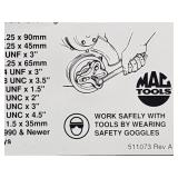 Complete Mac Tools Pulley Puller Set