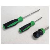(3) Assorted Snap-On Screwdrivers
