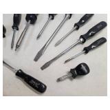Assorted Snap-On Screwdrivers