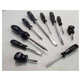 Assorted Snap-On Screwdrivers