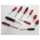 (3) Assorted Snap-On Screwdrivers