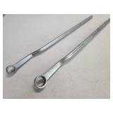 (2) Mac Tool Breaker Bar Box End Wrenches