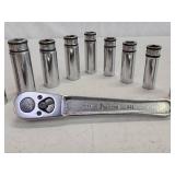 Snap-On 3/8 Socket Wrench set with wrench