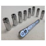 Snap-On 3/8 Socket Wrench set with wrench
