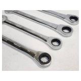 (4) DeWalt Metric Ratchet Wrenches