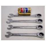 (4) DeWalt Metric Ratchet Wrenches