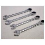 (4) DeWalt Metric Ratchet Wrenches