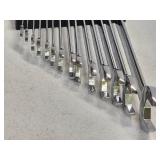 Complete set of Standard Open Box Wrenches