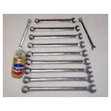 Complete Open Box Metric Wrench Set