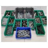 Large Assortment of Hardware in Organizers