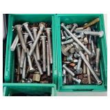 Large Assortment of Hardware in Organizers