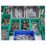 Large Assortment of Hardware in Organizers