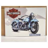 Harley Davidson Pressed Tin Sign