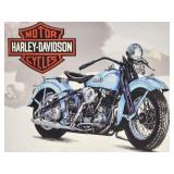 Harley Davidson Pressed Tin Sign