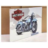 Harley Davidson Pressed Tin Sign