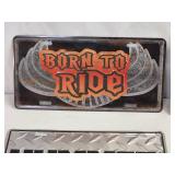 (6) Assorted Garage Wall Decor