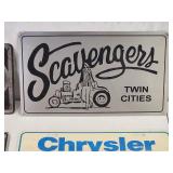 (6) Assorted Garage Wall Decor