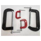 (4) Welding C-Clamps