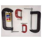 (4) Welding C-Clamps