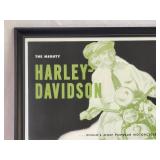 Harley Davidson Framed Picture