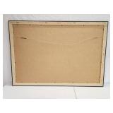 American Classic Motorcycle Wooden Framed Picture