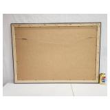 American Classic Motorcycle Wooden Framed Picture